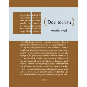 Kniha Děti tetrisu - Miroslav Boček