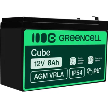 Záložní baterie Akumulátor Green Cell 12V/8Ah (AGM46)
