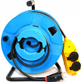 Napájecí kabel Prodlužovací Kabel zahradní Hilark 25 m 4 ks černý