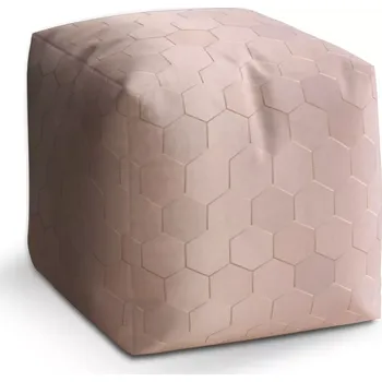 Taburet Sablio Taburet Cube Rose gold: 40x40x40 cm