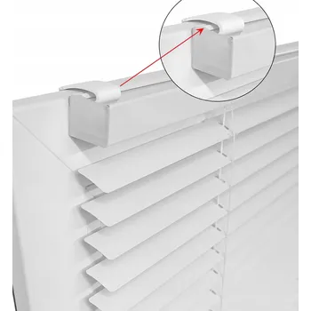 Žaluzie Hliníková žaluzie 25 mm BÍLÁ horizontální hotová na míru 90x130 cm