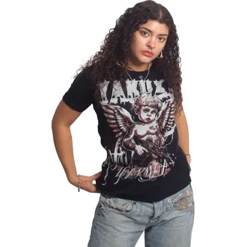 Dámské triko Yakuza Angel Gun Urban Crew 27127 black Velikost: XS