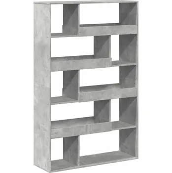 Knihovna Regál VidaXL 33 x 156,5 x 100 cm, tmavý beton