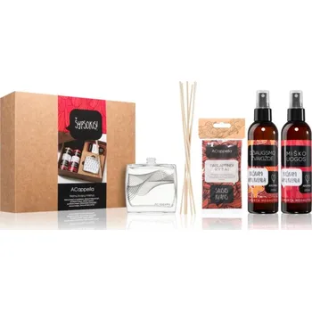Aroma difuzér ACappella Šypsokis aroma difuzér s náplní 100 ml + náplň do aroma difuzérů 2x200 ml + vůně do auta 11 g