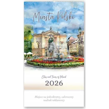 Kalendář Reklamní nástěnný kalendář 2026 MĚSTA POLSKÝ
