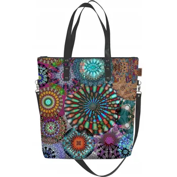 Kabelka Taška Bertoni shopper s potiskem MAXA - Kolotoč