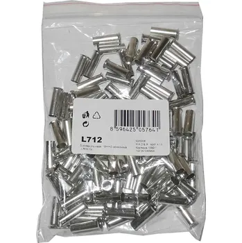 Síťový kabel Dutinka pro kabel 10mm2 celokovová (EN10-15), balení 100ks