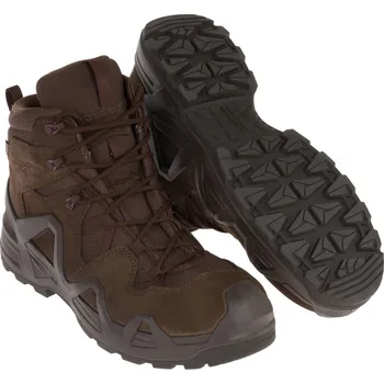 Pánská obuv Taktické vojenské trekové boty Lowa Zephyr GTX WK MID Dark Brown, velikost 45