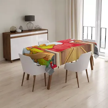 ubrus Sablio Ubrus Dinosauři 4 - 90x90 cm