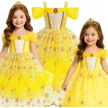 Karnevalový kostým KOSTÝM ŠATY Belly na karnevalový ples 104 110 cm