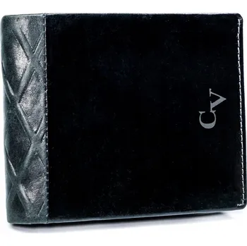 Peněženka Cavaldi pánská peněženka z pravé kůže černá - muž