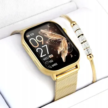 Hodinky CHYTRÉ HODINKY dámské hodinky s náramkem GRAVITY PŘÍJEM HOVORŮ