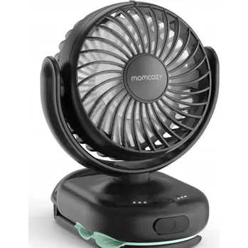 Vzduchotechnika Ventilátor na Kočárek s Klipem USB Tichý Momcozy Stroller Fan 4 Rychlosti
