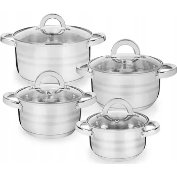 Sada hrnců Konighoffer Zefir nerezová ocel 8 dílů