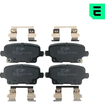 Brzdová destička Sada brzdových destiček, kotoučová brzda OPTIMAL BP-12803