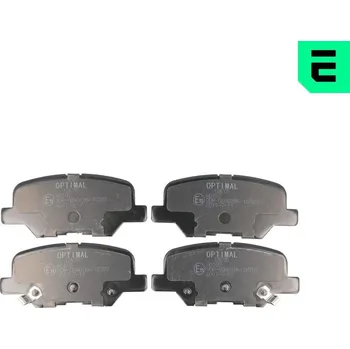 Brzdová destička Sada brzdových destiček, kotoučová brzda OPTIMAL BP-12675