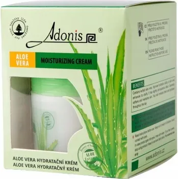 Pleťový krém Zklidňující pleťový krém Adonis Aloe Vera pro denní použití 80 ml