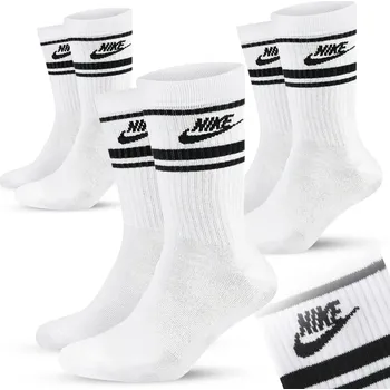 Pánské ponožky Nike Ponožky Everyday Dri-Fit Vysoké bílé velikost 42-46 3 páry
