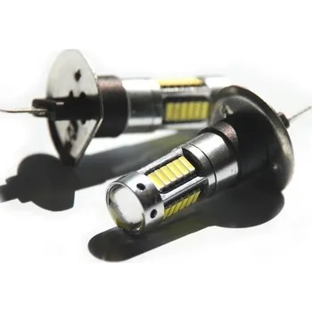 Autožárovka LED autožárovka Rabel H1 30 smd 4014 bílá s čočkou