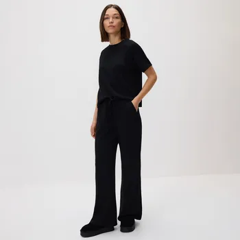 Dámské kalhoty Reserved - Kalhoty se širokými nohavicemi - černý - 610GA-99X - 610GA-99X-XXL