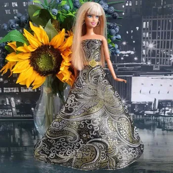 Panenka LOVEDOLLS Zlatočerné společenské šaty