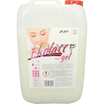 Prací gel EKOLATT WHITE prací gel na bílé a stálobarevné prádlo 15l