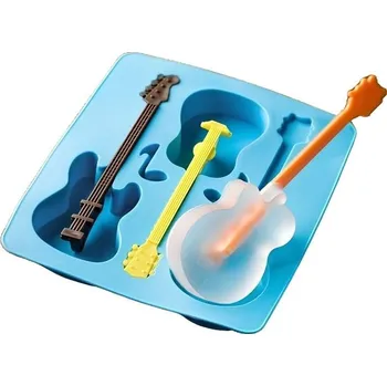 Tvořítko na led Forma na led Alum Forma na led ve tvaru kytary