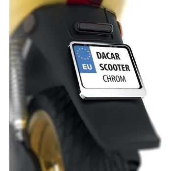 Osvětlení pro motocykl BIKETEC rám POD tabulky registrační skútr barva chrom (47887) (BIKETEC rám POD tabulky registrační skútr barva chrom (47887))