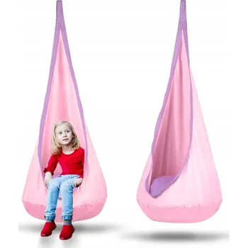 Obraz Závěsné křeslo Kokon Neo-Sport světle růžové