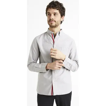 Pánská košile Celio Košile regular Caolinea 1114569 Šedá S