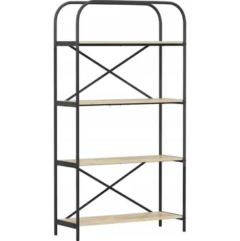 Knihovna Police z dřevotřísky VidaXL 80 x 30 cm dub sonoma