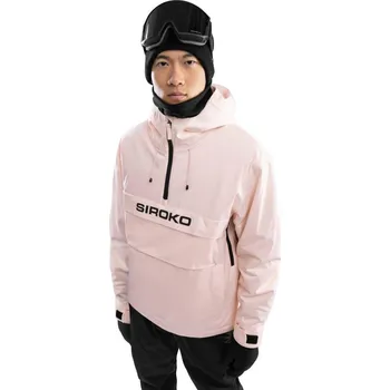 SIROKO Pánská snowboardová bunda W6 Flims 2XS RŮŽOVÁ