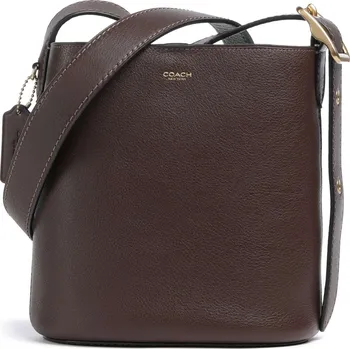 Kabelka Coach Bleecker 21 - Bucket kabelka v tmavohnědá, kůže, 50549005 | Kabelky pro ženy & muže