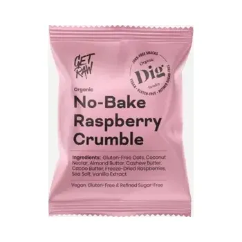 Tyčinka ovesná nepečená s kousky malin BIO 35 g