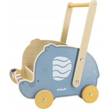 Dětské chodítko Viga Dřevěné chodítko - slon