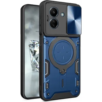 Pouzdro na mobilní telefon Zadní Kryt BBE CASE pro Xiaomi Poco C65 4G / Redmi 13C 4G modrý