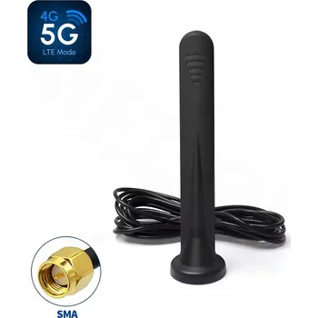 Televizní anténa SILNÁ EXTERNÍ ANTÉNA S MAGNETEM GSM Wi-Fi LTE 3G 4G 5G 15 dBi KONEKTOR SMA