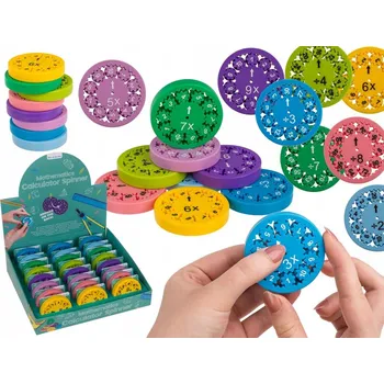 Kancelářská technika Matematický Spinner Kalkulačka – Učení a Zábava s Násobením a Dělením