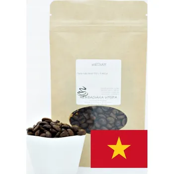 Káva Káva Arabica Herbaciana Wyspa VIETNAM přírodní káva 100 g
