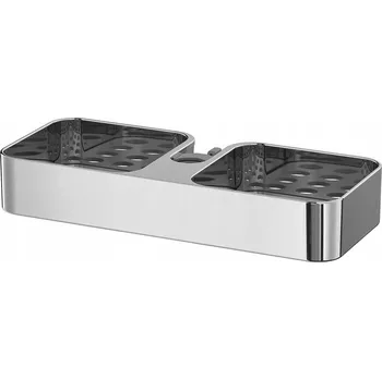 Obraz IKEA BROGRUND Polička do sprchy chromovaná 25x4 cm