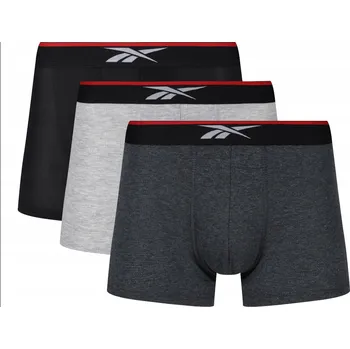 Boxerky Pánské spodní prádlo Reebok C85513PKB SPORTS TRUNKS MED GLYYN Vícebarevné L