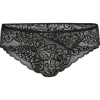 Dámské spodní prádlo Esotiq klasické kalhotky s krajkou černé - ESO99X/černá / M ESO2B029