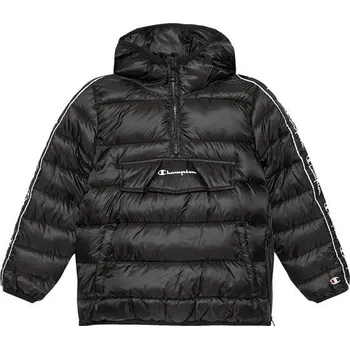 Dětská bunda Champion 306199KK001 HOODED JACKET Černá, velikost 138-142