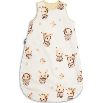 Spací pytel pro miminko Spací vak mušelín, bavlna, Bunny, 80x50cm, M - béžový