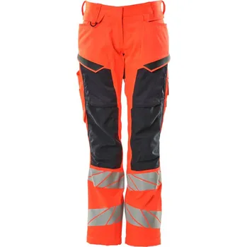 Dámské kalhoty MASCOT® Kalhoty s kolenními kapsami Hi-vis červená/černá modrá Velikost: 38