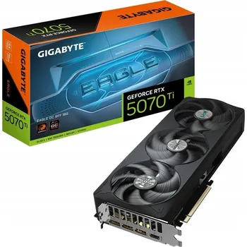 Grafická karta Grafická karta Gigabyte GeForce RTX 5070 Ti Eagle OC ICE SFF 16 GB GDDR7