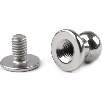 Nýt Sedlářský nýt šroubovací Ø6 mm Varianta: 3 nikl, Balení: 20 pár