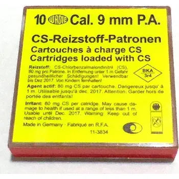 Sport Plynová munice kal. 9mm PA - plyn CS