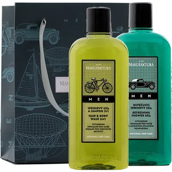 Kosmetická sada Manufaktura Dárková sada pro muže Péče o tělo a vlasy