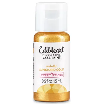Metalická barva tekutá 15ml Sunkissed Gold - Sweet Sticks
